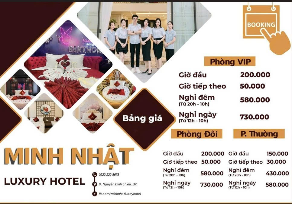 Bảng giá Minh Nhật Luxury Hotel