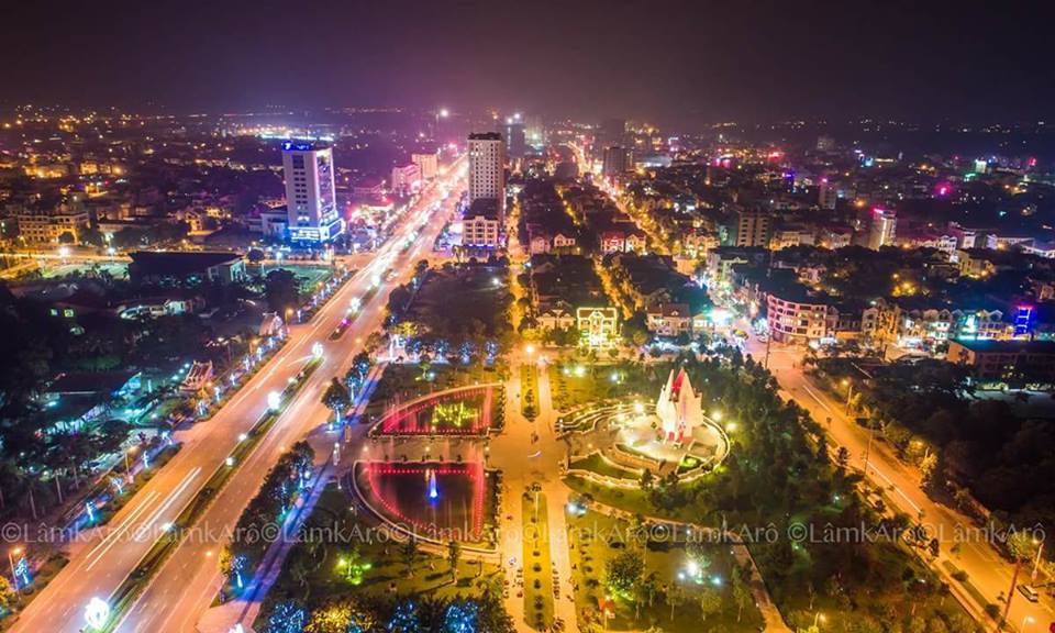 Thành phố Bắc Ninh về đêm